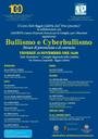 Convegno dal titolo "Bullismo e Cyberbullismo. Misure di prevenzione e di contrasto"