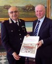 Il presidente Giuseppe Raffa incontra il generale Aloisio Mariggiò comandante della Legione Carabinieri Calabria