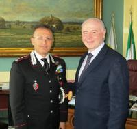 RAFFORZARE LA COLLABORAZIONE TRA PROVINCIA E SCUOLA CARABINIERI, I PROPOSITI DEL PRESIDENTE GIUSEPPE RAFFA E DEL COLONNELLO  SALVATORE GAGLIANO